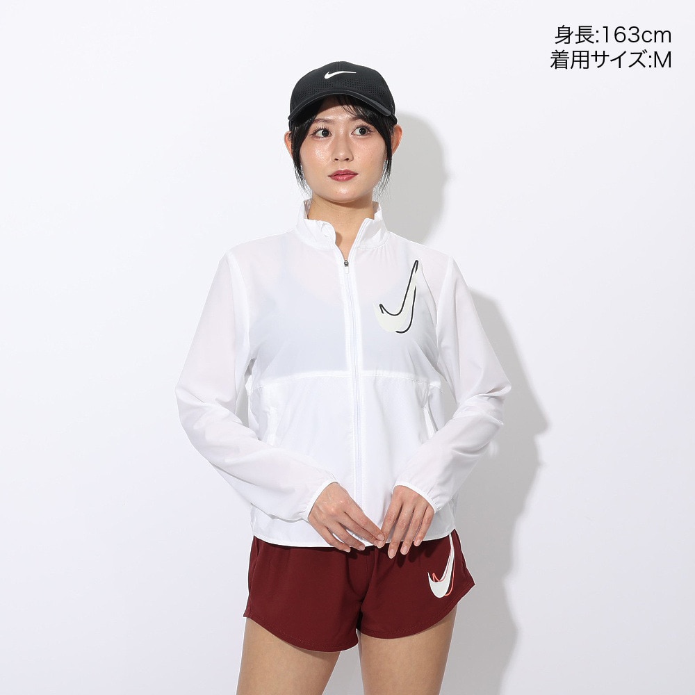 ナイキ（NIKE）（レディース）スウッシュ ドライフィット ランニングジャケット HJ2229-100