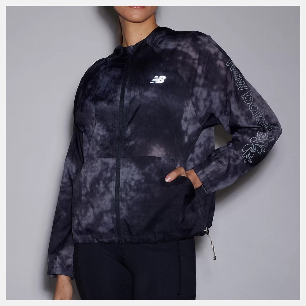 ニューバランス（new balance）（レディース）Nagoya Marathon Transparent Packable ジャケット AWJ5110YBK