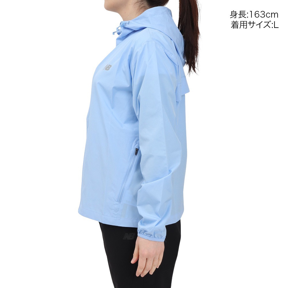 ニューバランス（new balance）（レディース）ウーブン フーデッドジャケット WO51200ELE