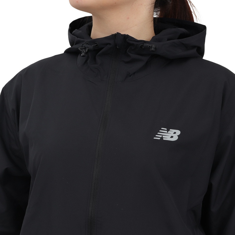 ニューバランス（new balance）（レディース）ウーブン フーデッドジャケット WO51200BK
