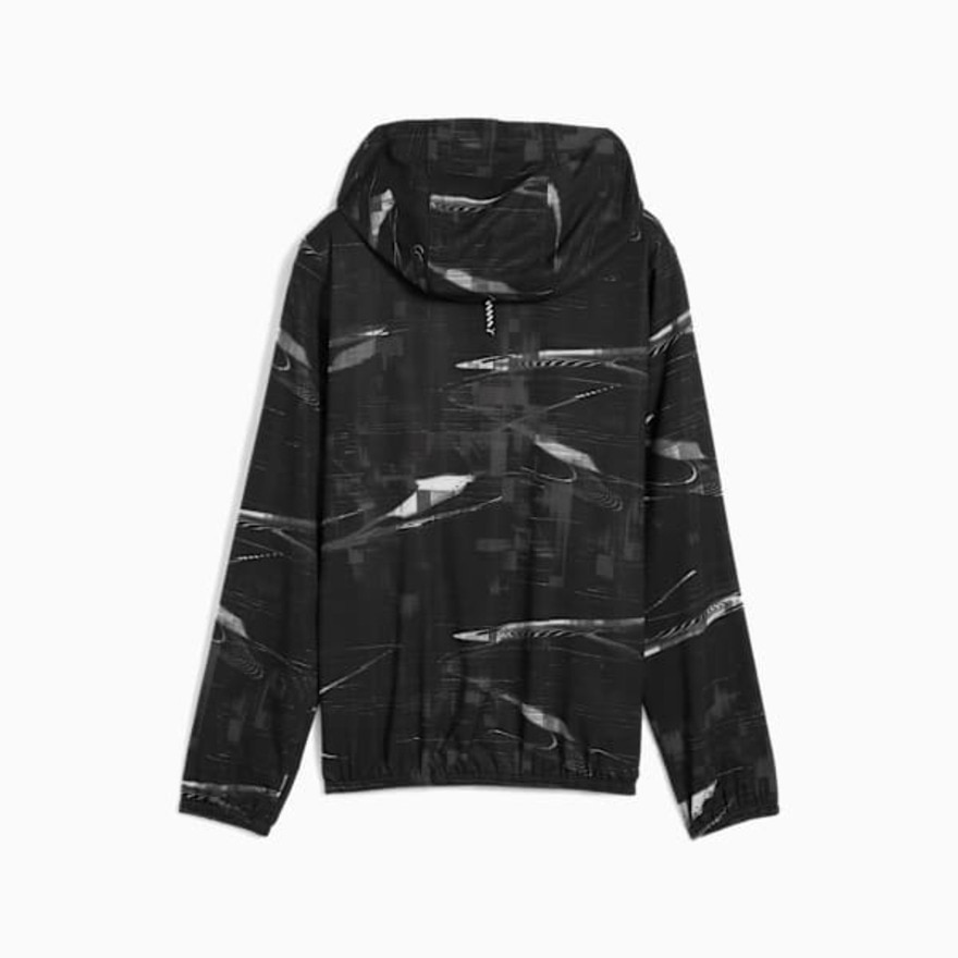 プーマ（PUMA）（レディース）ランニング ヴェロシティ AOP フーデッド ウーブンジャケット 528263 01 BLK