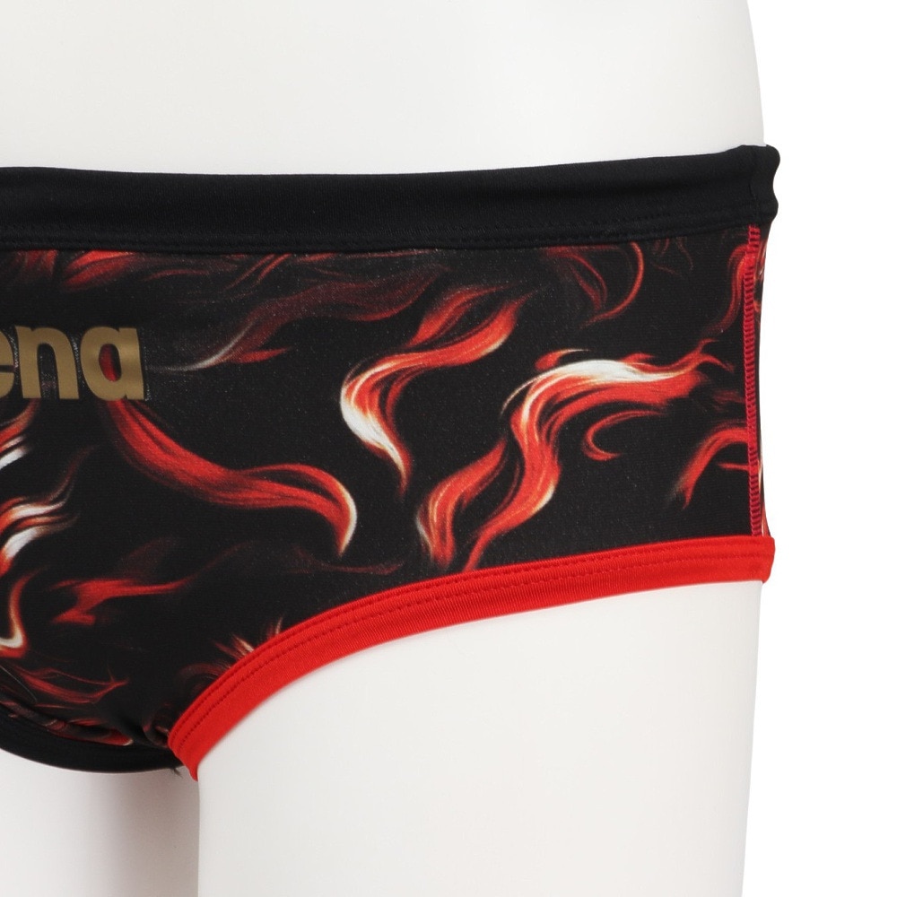アリーナ（ARENA）（メンズ）競泳水着 水泳 タフスーツ トレーニングブリーフ 黒×赤 S-LLサイズ AS5FWMS3M BKRD トレーニング水着 メンズ水着 ブリーフ