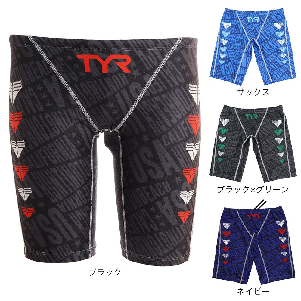 ティーワイアール（TYR）（メンズ）水着 メンズ ANYTIME CHEVRON LOW-RISE LONG BOXER JCHEV-18M NV