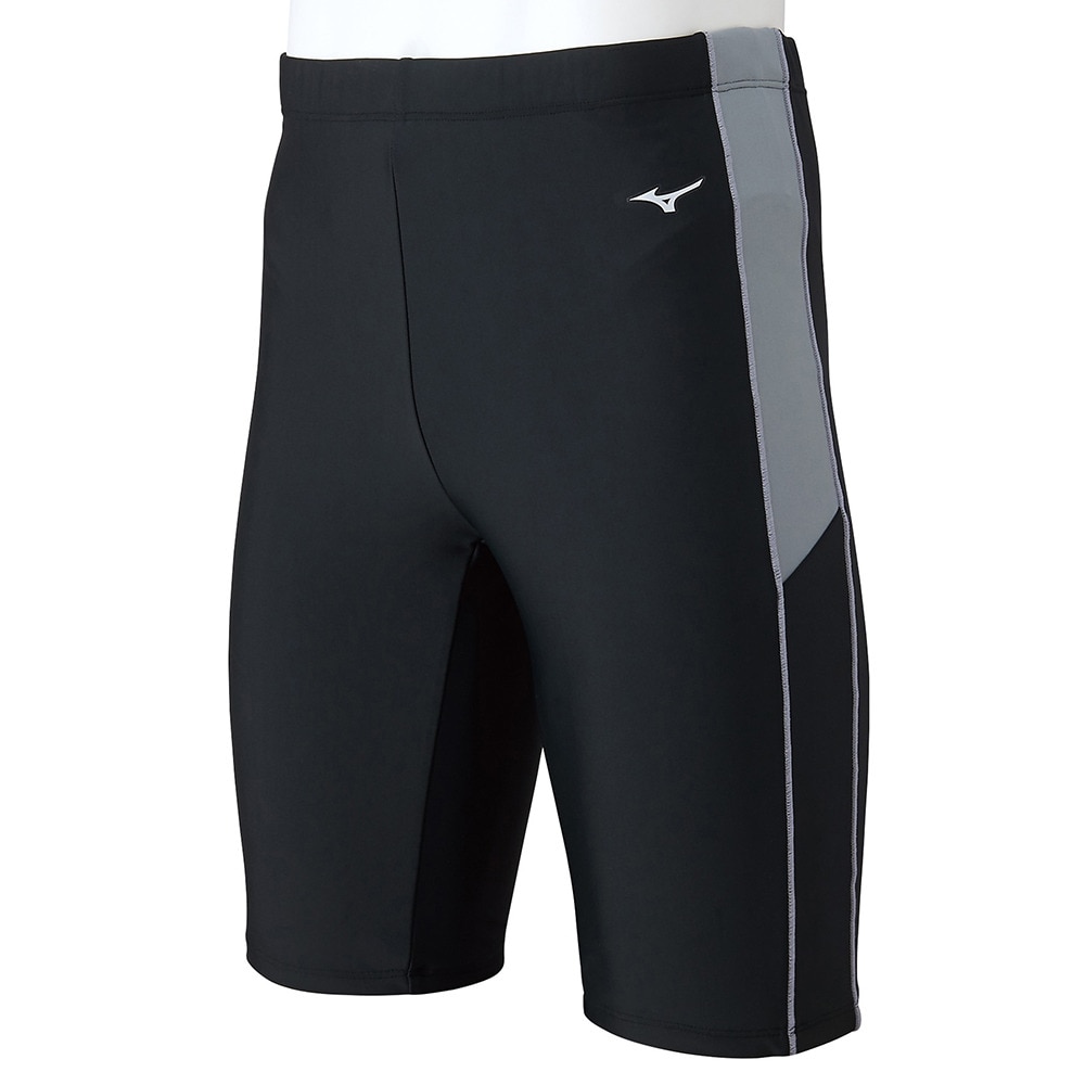ミズノ（MIZUNO）（メンズ）競泳水着 メンズ 水泳 アクアフィットネス用ルーズスパッツ インナー付 N2JB261090