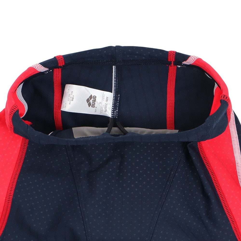 アリーナ（ARENA）（メンズ）水泳 WA承認 アクアレーシング マスターズスパッツ ネイビー×レッド S-3Lサイズ ARN-2052M TRC 競泳 公式大会使用可 撥水