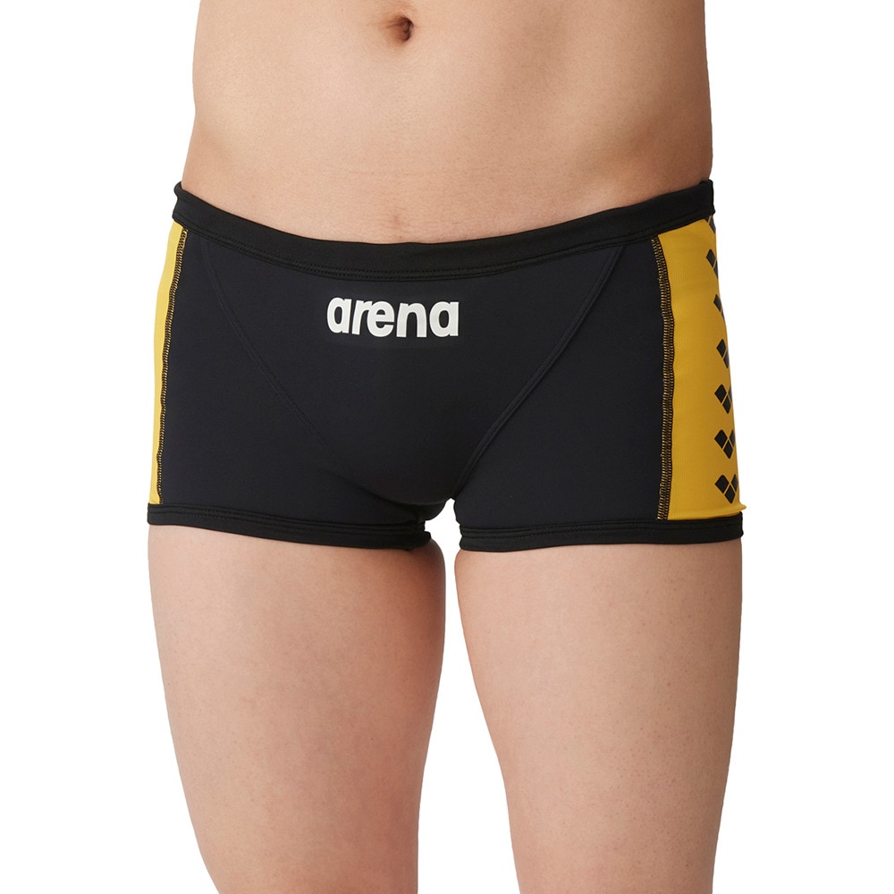 アリーナ（ARENA）（メンズ）競泳水着 メンズ 水泳 トレーニングスパッツ ショートレッグ FSA-3601 BKYL