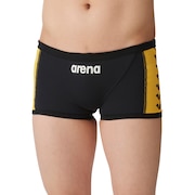 (メンズ)競泳水着 メンズ 水泳 トレーニングスパッツ ショートレッグ FSA-3601 BKYL