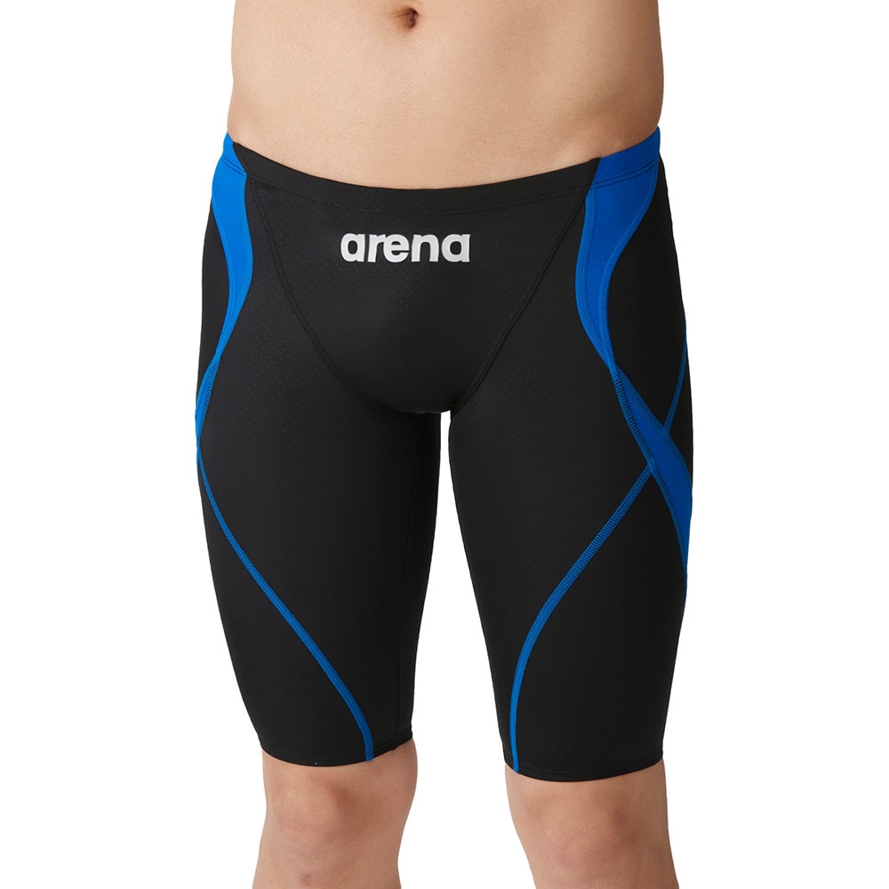 アリーナ（ARENA）（メンズ）競泳水着 メンズ 水泳 レーシングスパッツ ハーフレッグ WA承認モデル ARN-4022M BKBU
