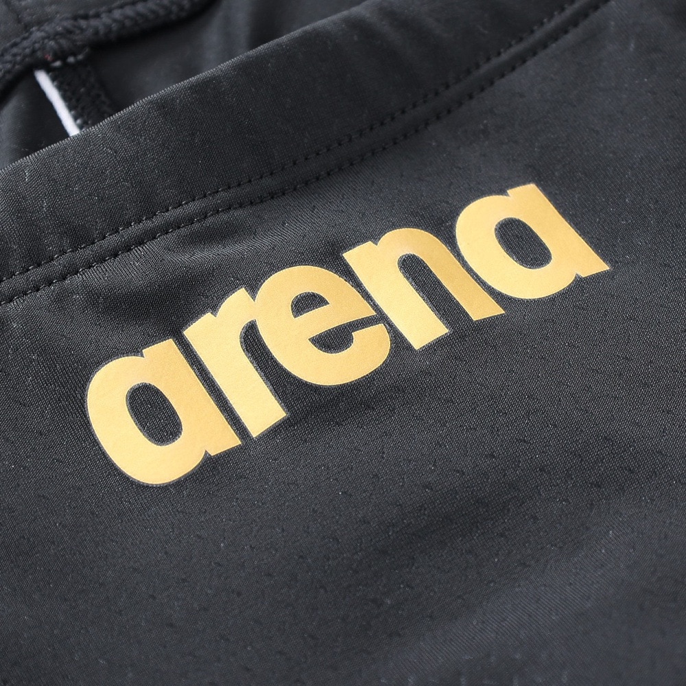 アリーナ（ARENA）（メンズ）競泳水着 メンズ 水泳 アクアアドバンスド レーシングスパッツ WA承認モデル 黒×オレンジ M-LLサイズ ARN-4041M BKOG 公式大会