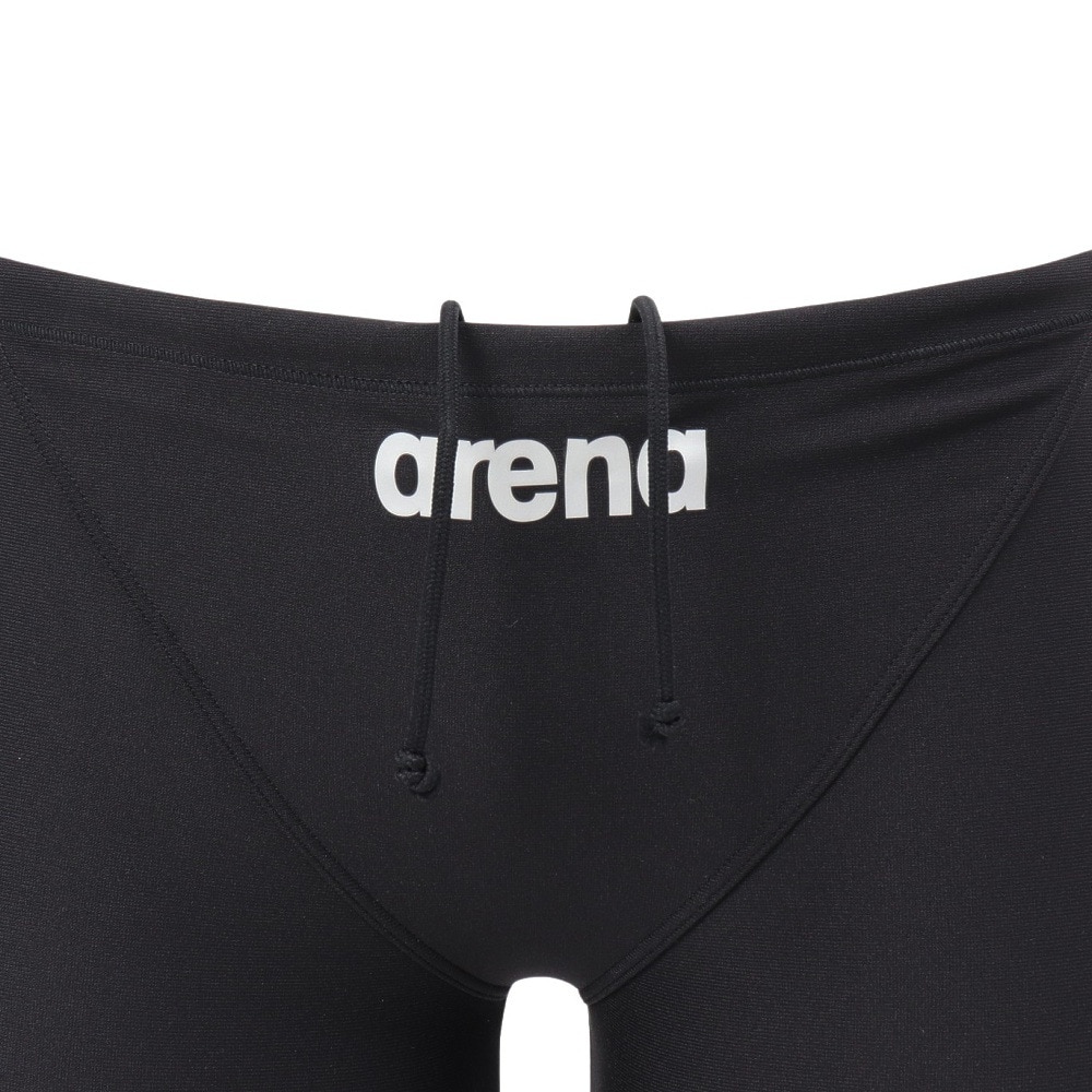 アリーナ（ARENA）（メンズ）競泳水着 水泳 タフスーツ トレーニングスパッツ ハーフレッグ 黒×赤 SS-3Lサイズ SAR-4105 BKRD 競泳用 競技用 練習用