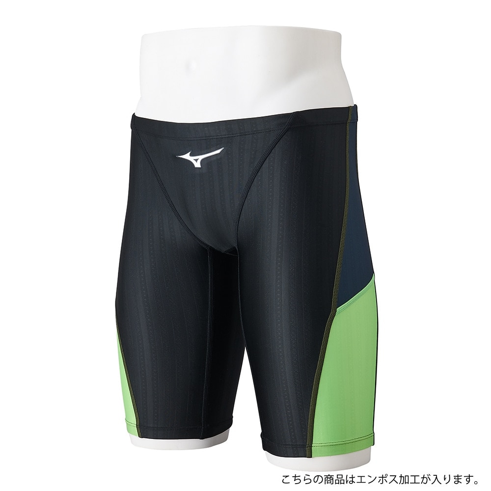 ミズノ（MIZUNO）（メンズ）競泳水着 メンズ 水泳 ハーフスパッツ WA承認モデル N2MBB02093