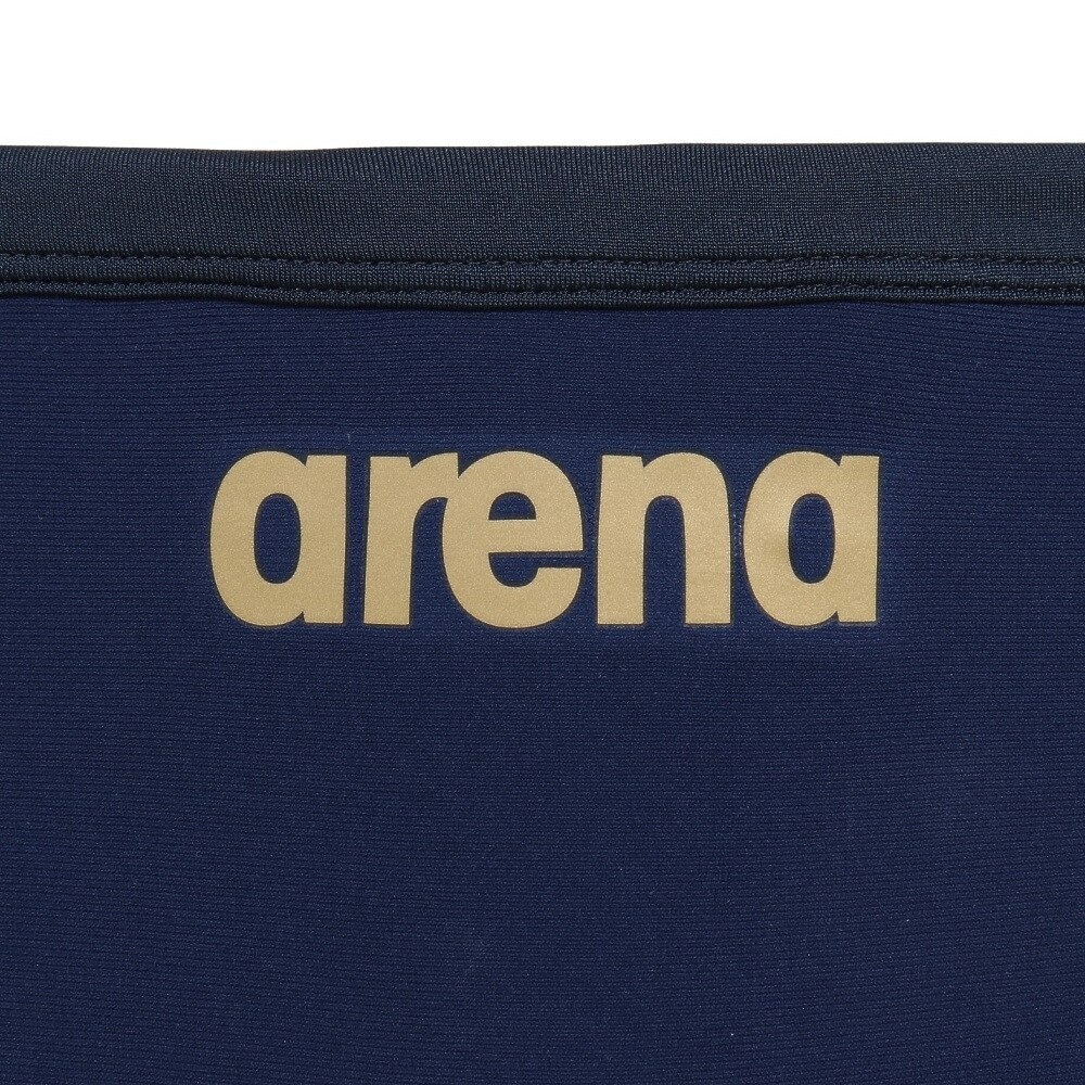 アリーナ（ARENA）（メンズ）競泳水着 タフスーツ ネイビー ゴールド SAR-2132 NYGD 練習用水着 メンズ 水泳 ECO チームライン スパッツ 4分丈 タフスキンE