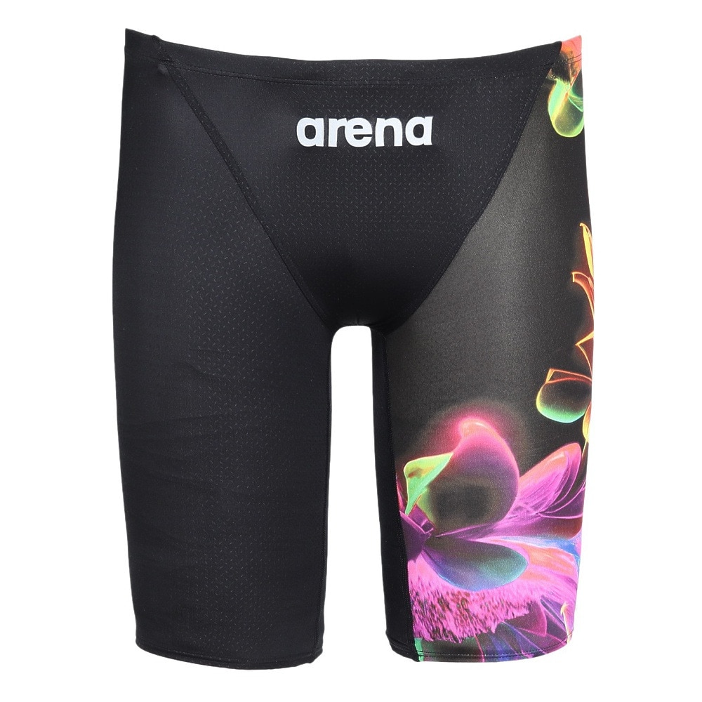 アリーナ（ARENA）（メンズ）競泳水着 水泳 クアアドバンスド レーシングスパッツ WA承認モデル ブラック×ピンク  S-LLサイズ  AS5SRC21M BKPK