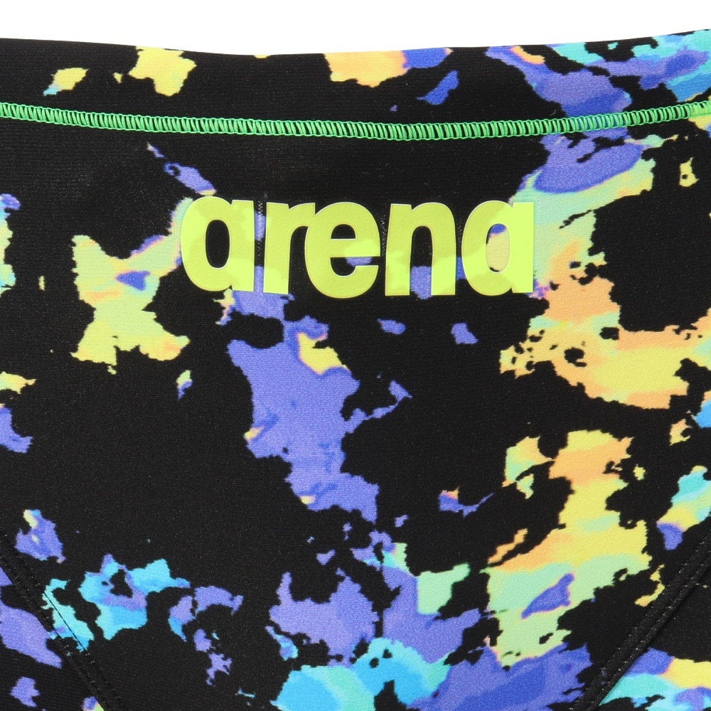 アリーナ（ARENA）（メンズ）競泳水着 水泳 ECOタフ トレ-ニングスパツツ S-LLサイズ AS5SWM18M BKGR タフスキンEP 練習 部活 運動 スポーツ ショートレッグ