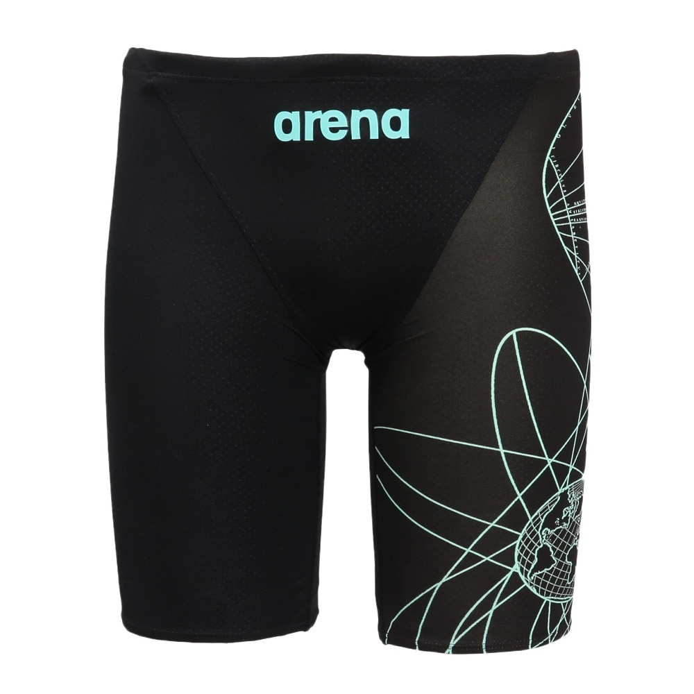 アリーナ（ARENA）（メンズ）競泳水着 水泳 レ－シングスパッツ ハ－フレッグ WA承認モデル AS5FRC22M BKBL