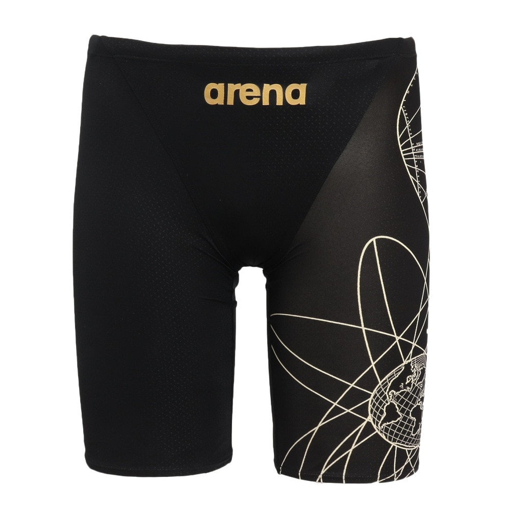 アリーナ（ARENA）（メンズ）競泳水着 水泳 レ－シングスパッツ ハ－フレッグ WA承認モデル AS5FRC22M BKGD