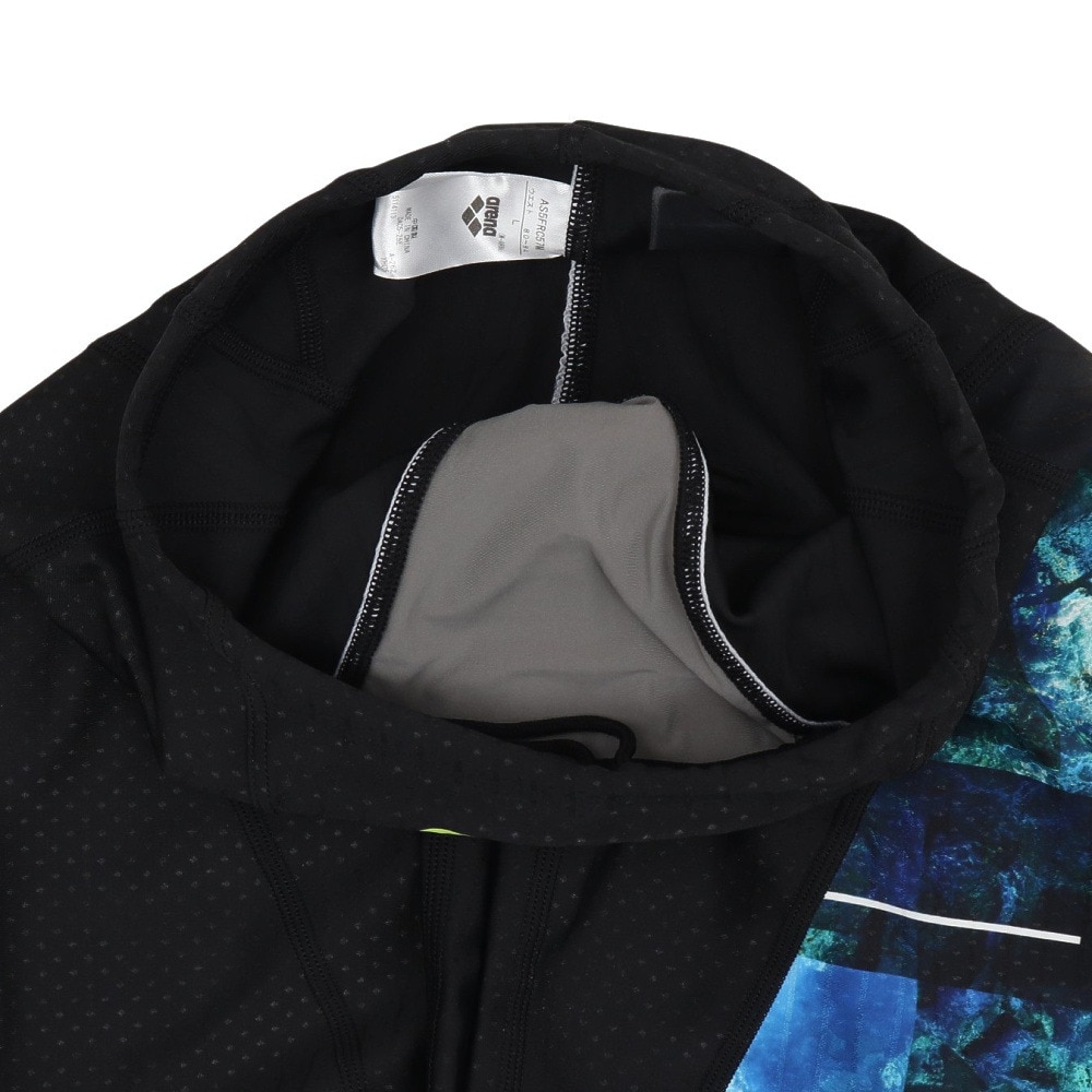 アリーナ（ARENA）（メンズ）競泳水着 メンズ 水泳 レーシングスパッツ ハーフレッグ WA承認モデル AS5FRC57M BKBL