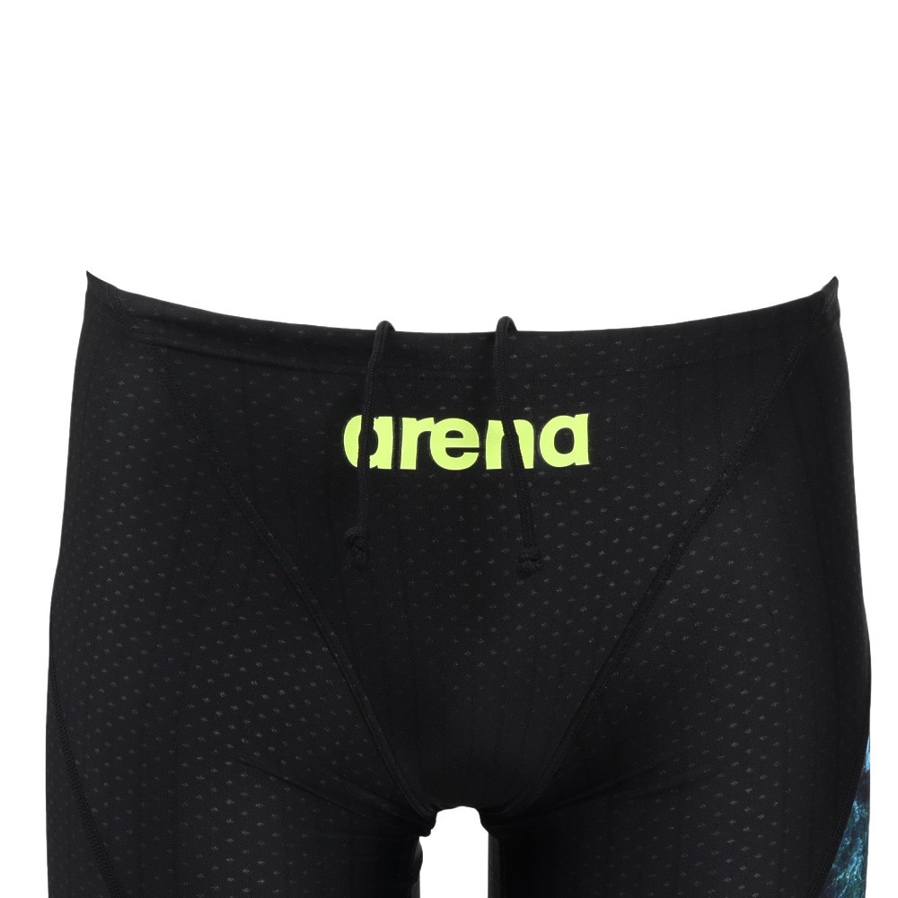 アリーナ（ARENA）（メンズ）競泳水着 メンズ 水泳 レーシングスパッツ ハーフレッグ WA承認モデル AS5FRC57M BKBL