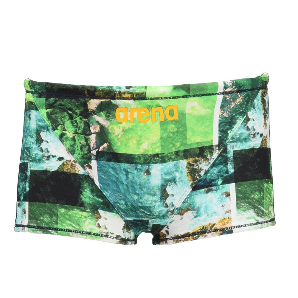 アリーナ（ARENA）（メンズ）競泳水着 メンズ 水泳 トレーニングスパッツ ショートレッグ AS5FWM06M GROR