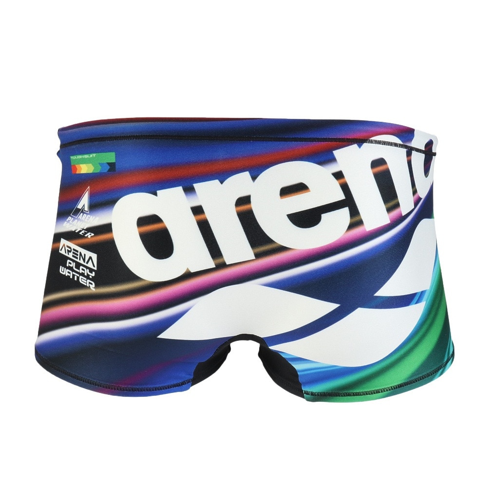 アリーナ（ARENA）（メンズ）競泳水着 水泳 タフスーツ トレーニングスパッツ ショートレッグ AS5FWM17M BKBL