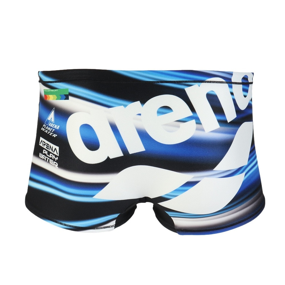 アリーナ（ARENA）（メンズ）競泳水着 水泳 タフスーツ トレーニングスパッツ ショートレッグ AS5FWM17M BLBK