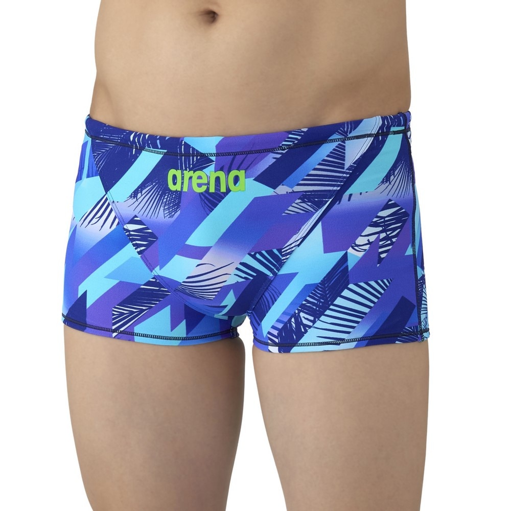 アリーナ（ARENA）（メンズ）競泳水着 メンズ 水泳 トレーニングスパッツ ショートレッグ AS5FWM26M BLNV