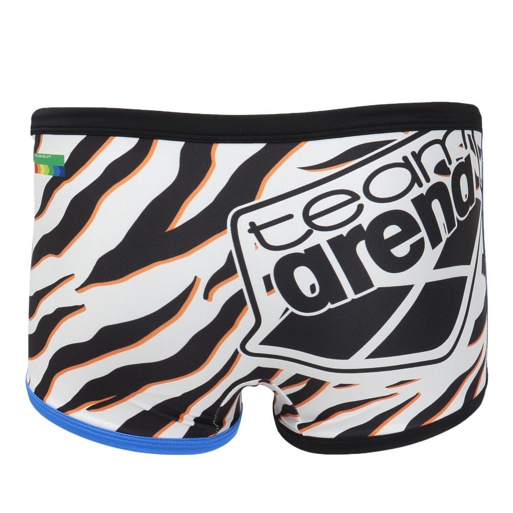 アリーナ（ARENA）（メンズ）競泳水着 水泳 トレーニングスパッツ 白×黒 S-LLサイズ AS5SWM04M WHBK