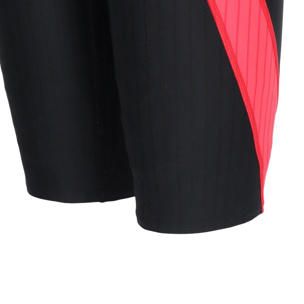 アリーナ（ARENA）（メンズ）競泳水着 メンズ 水泳 レーシングスパッツ ハーフレッグ WA承認モデル 黒×赤 S-3Lサイズ AS6SRC54M BKRD 公式大会 レース