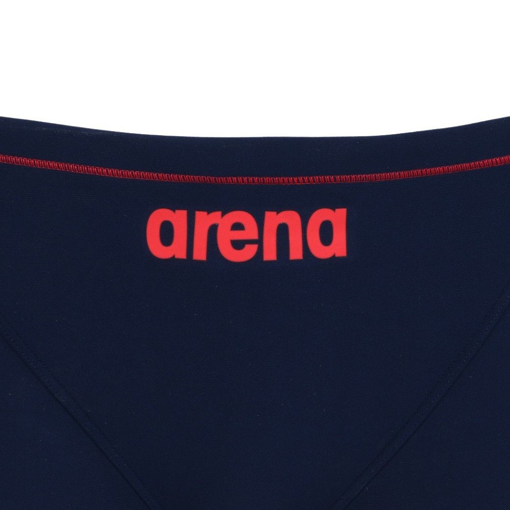 アリーナ（ARENA）（メンズ）競泳水着 メンズ 水泳 タフスーツ トレーニングスパッツ ショートレッグ 紺×赤 S-LLサイズ AS6SWM04M NVRD