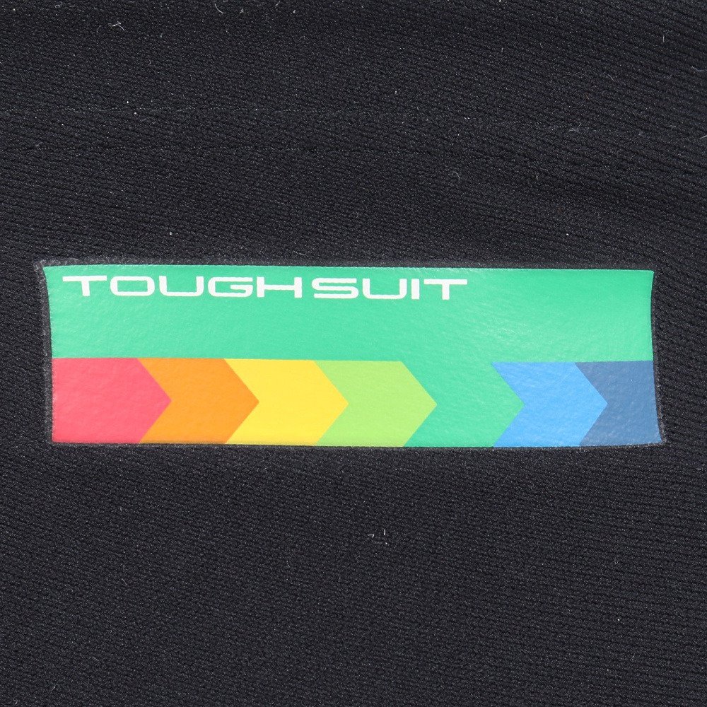 アリーナ（ARENA）（メンズ）競泳水着 メンズ 水泳 タフスーツ トレーニングスパッツ ハーフレッグ 黒×シルバー S-3Lサイズ AS6SWM08M BKSL