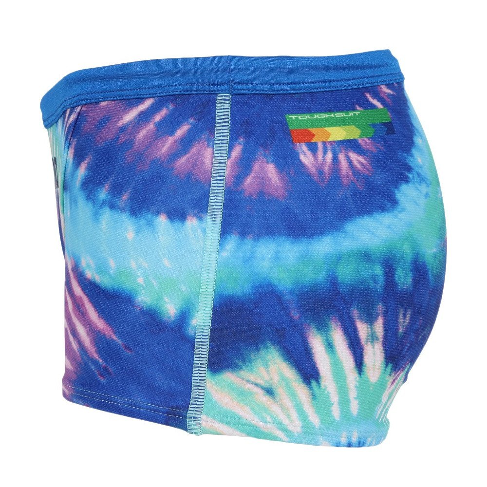 アリーナ（ARENA）（メンズ）競泳水着 メンズ 水泳 タフスーツ トレーニングスパッツ ショートレッグ 緑×紫 M-LLサイズ AS6SWM14M GRPP