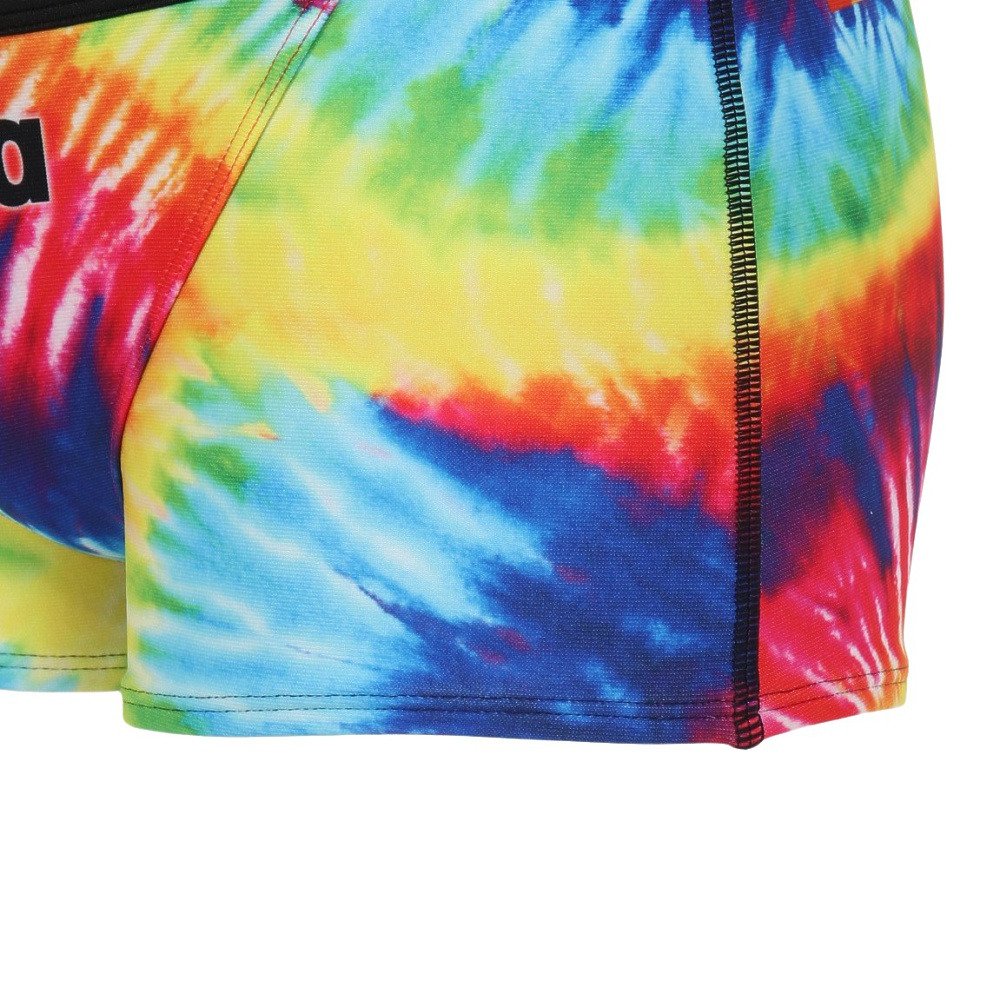 アリーナ（ARENA）（メンズ）競泳水着 メンズ 水泳 タフスーツ トレーニングスパッツ ショートレッグ 黄×青 M-LLサイズ AS6SWM14M YLBL