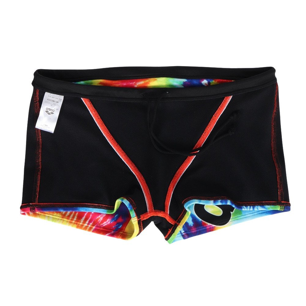 アリーナ（ARENA）（メンズ）競泳水着 メンズ 水泳 タフスーツ トレーニングスパッツ ショートレッグ 黄×青 M-LLサイズ AS6SWM14M YLBL