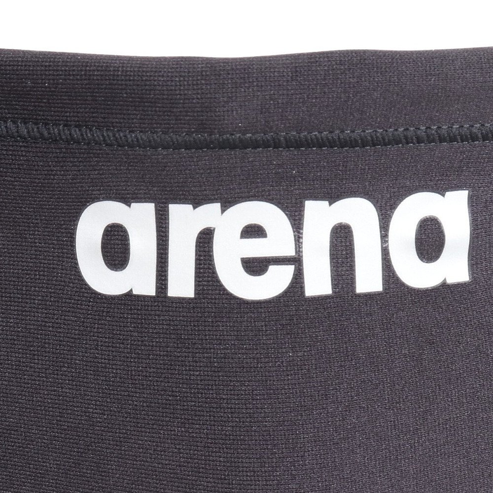 アリーナ（ARENA）（メンズ）競泳水着 メンズ 水泳 タフスーツ トレーニングスパッツ ショートレッグ 黒×シルバー SS-3Lサイズ SAR-4104 BKSV