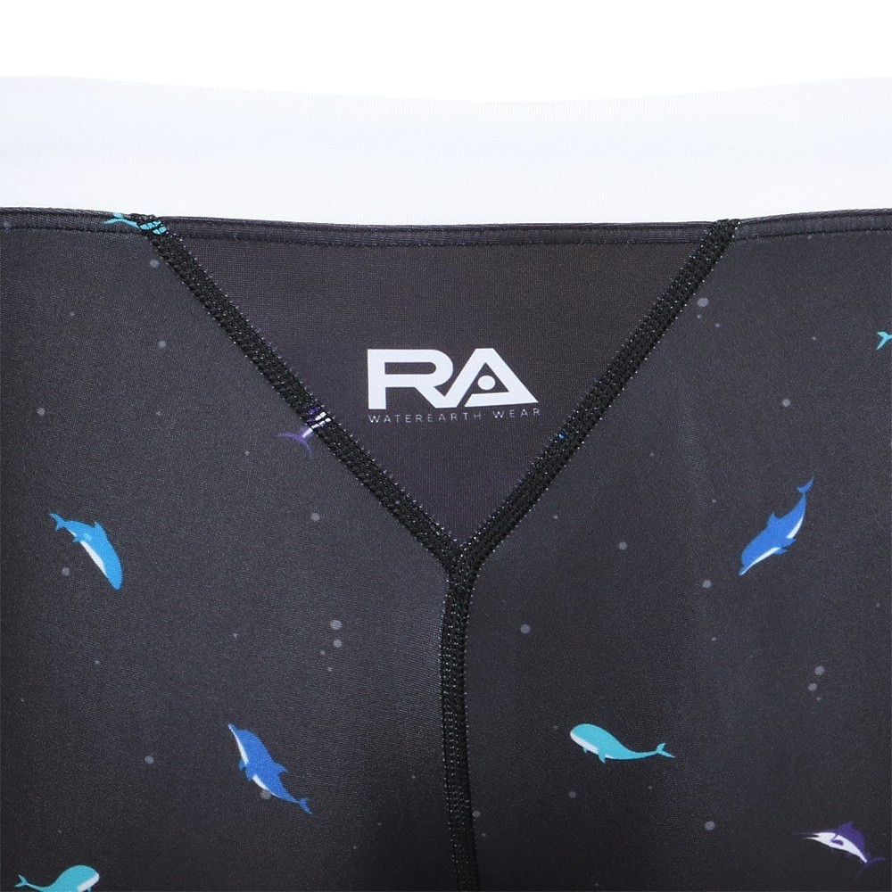 RA（RA）（メンズ）水着 メンズ 水泳 ロングボクサー GRAND BLUE RA123-JBLUE BK
