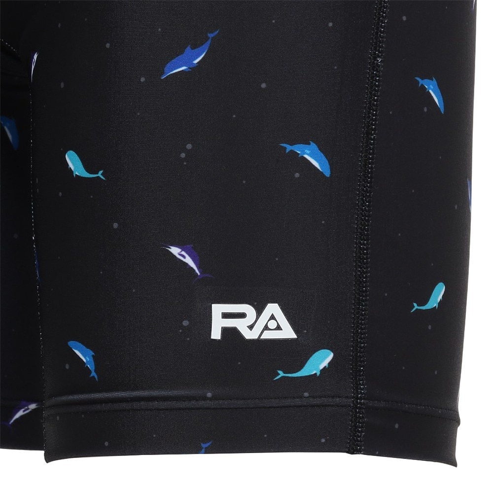 RA（RA）（メンズ）水着 メンズ 水泳 ロングボクサー GRAND BLUE RA123-JBLUE BK