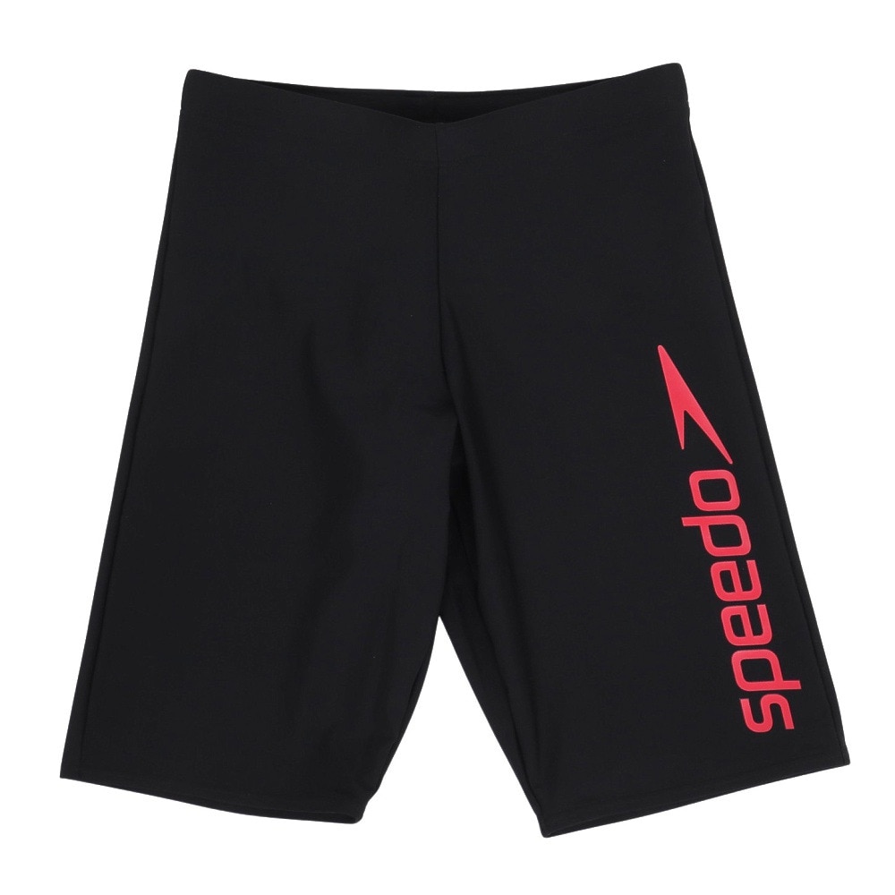 SPEEDO 水着 メンズ 水泳 ビッグライナージャマー SF62060E KR ブラック レッド UV 大きいサイズ 5L 90 スイム・競泳
