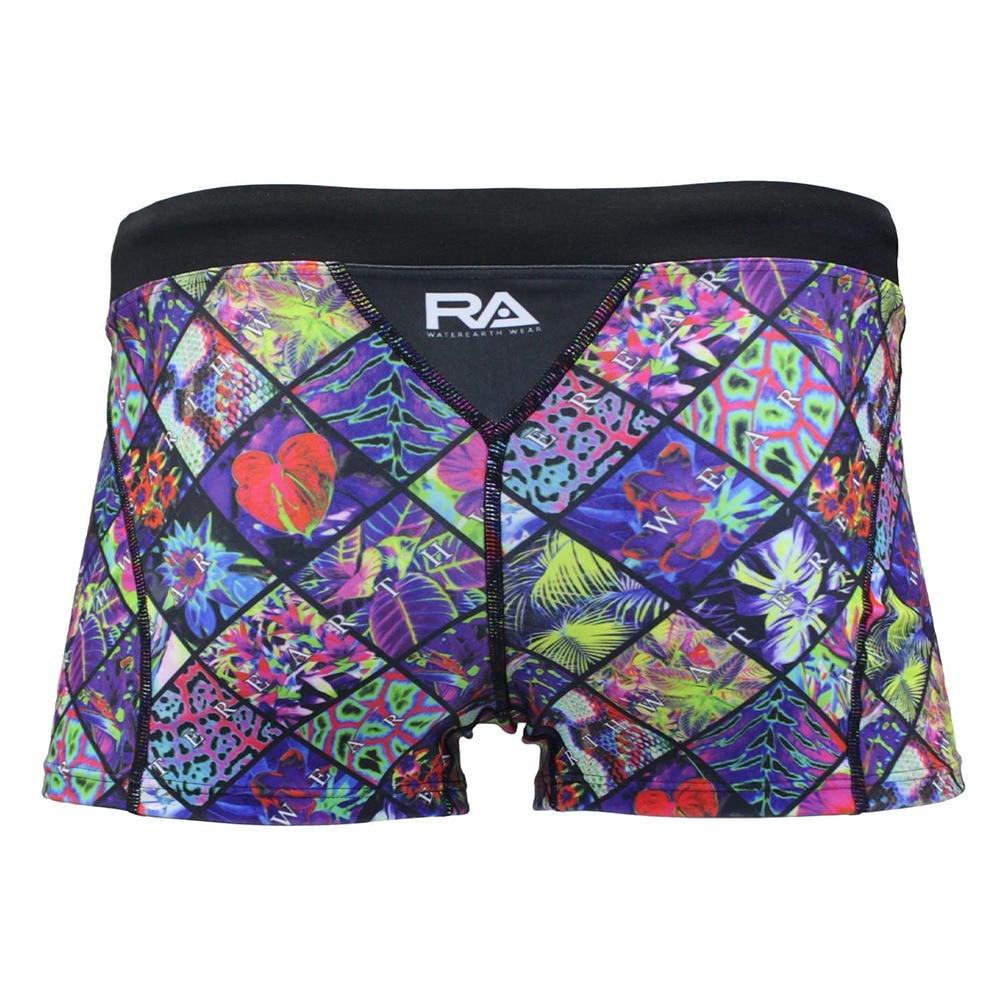 RA（RA）（メンズ）水着 メンズ 水泳 ショートボクサー INVERTEDFL RA523-BINVR  BKML