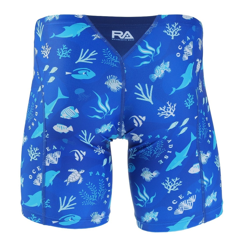 RA（RA）（メンズ）水着 メンズ 水泳 ロングボクサー OCEANPARAD RA523-JOCEN BL