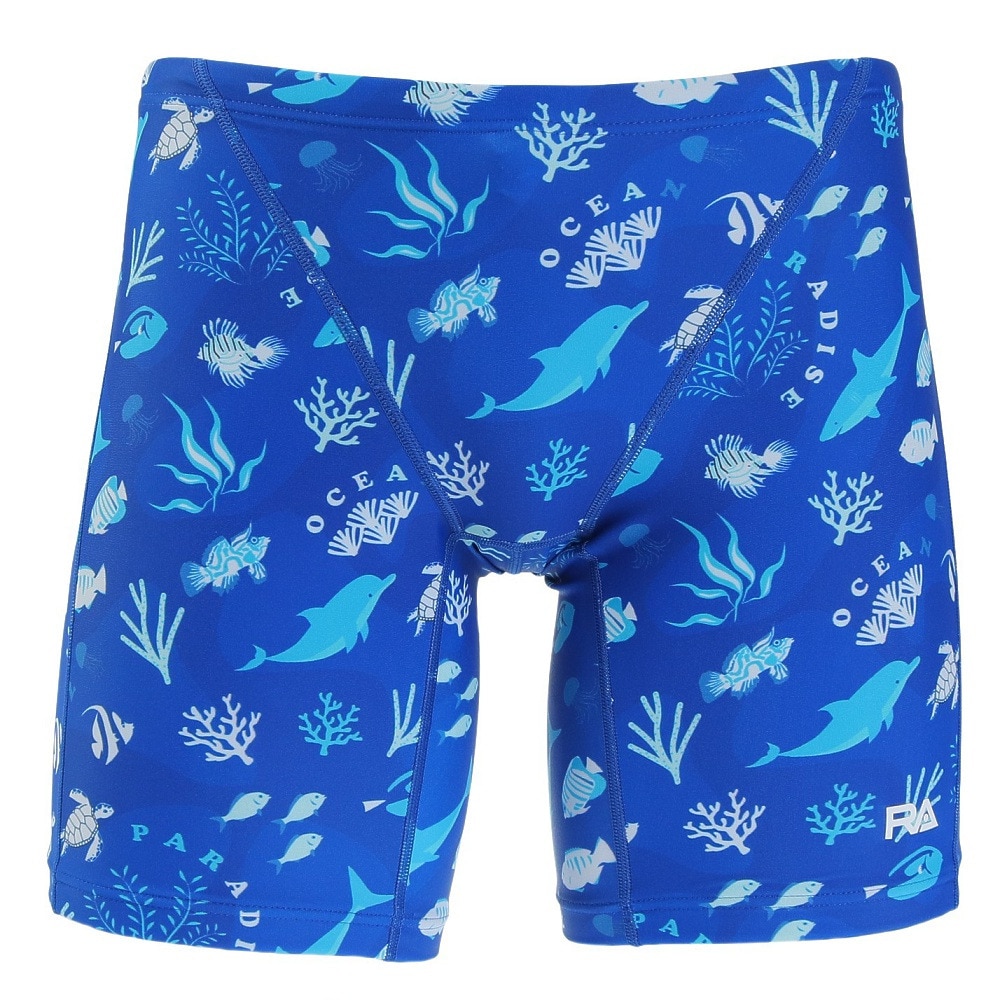 RA（RA）（メンズ）水着 メンズ 水泳 ロングボクサー OCEANPARAD RA523-JOCEN BL