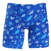(メンズ)水着 メンズ 水泳 ロングボクサー OCEANPARAD RA523-JOCEN BL