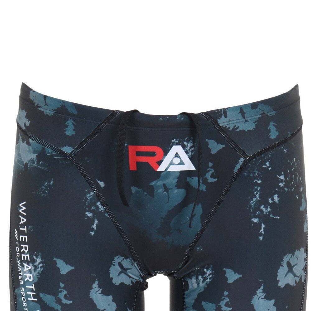 RA（RA）（メンズ）水着 メンズ 水泳 ロングボクサー UNDERWATER RA523-JUNDR BK