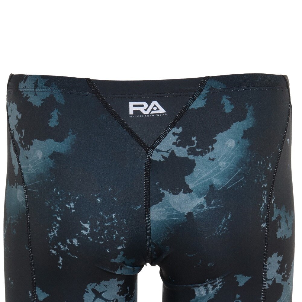 RA（RA）（メンズ）水着 メンズ 水泳 ロングボクサー UNDERWATER RA523-JUNDR BK