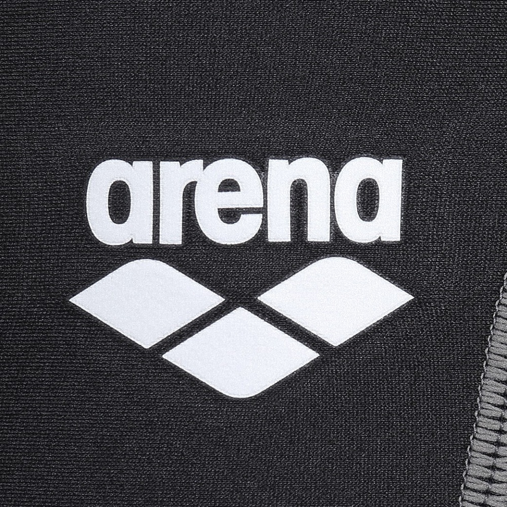 アリーナ（ARENA）（メンズ）水着 メンズ 水泳 フィットネススパッツ ハーフレッグ インナー付き AS4FWF60M BKBK ブラック