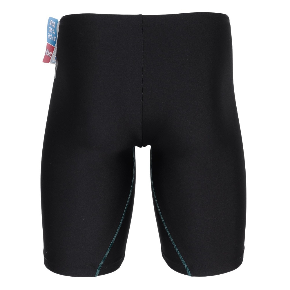 アリーナ（ARENA）（メンズ）水着 メンズ 水泳 アクアエクサ スパッツ ハーフレッグ フィットネス FLA-3970 BKGR ブラック グリーン