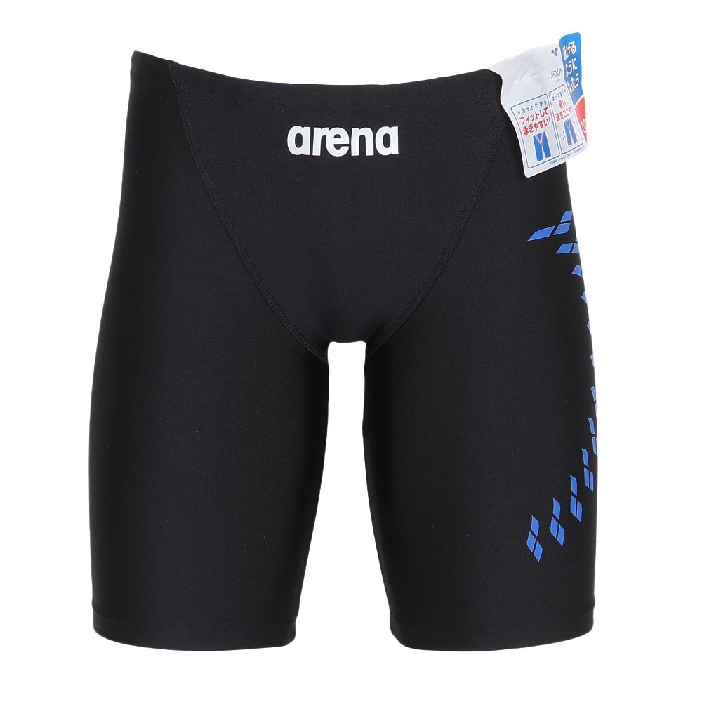 アリーナ（ARENA）（メンズ）水着 メンズ 水泳 アクアエクサ フィットネススパッツ LAR-4301 BKBU ブラック ブルー