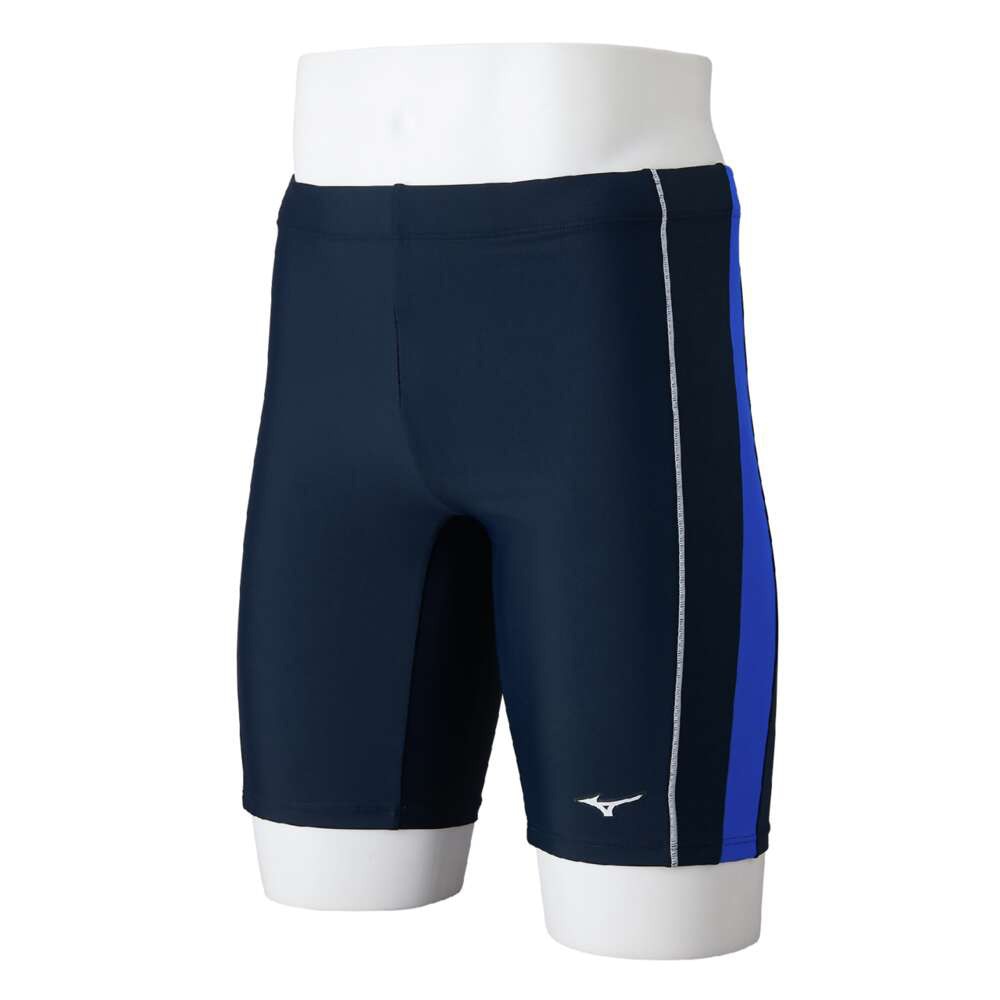 ミズノ（MIZUNO）（メンズ）水着 メンズ 水泳 アクアフィットネス用ハーフスパッツ N2JBB61582 ブルー