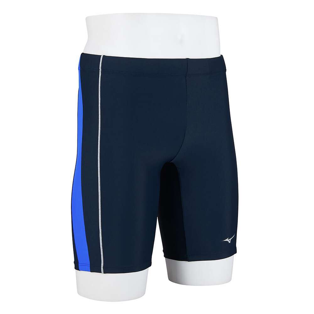 ミズノ（MIZUNO）（メンズ）水着 メンズ 水泳 アクアフィットネス用ハーフスパッツ N2JBB69582 ブルー