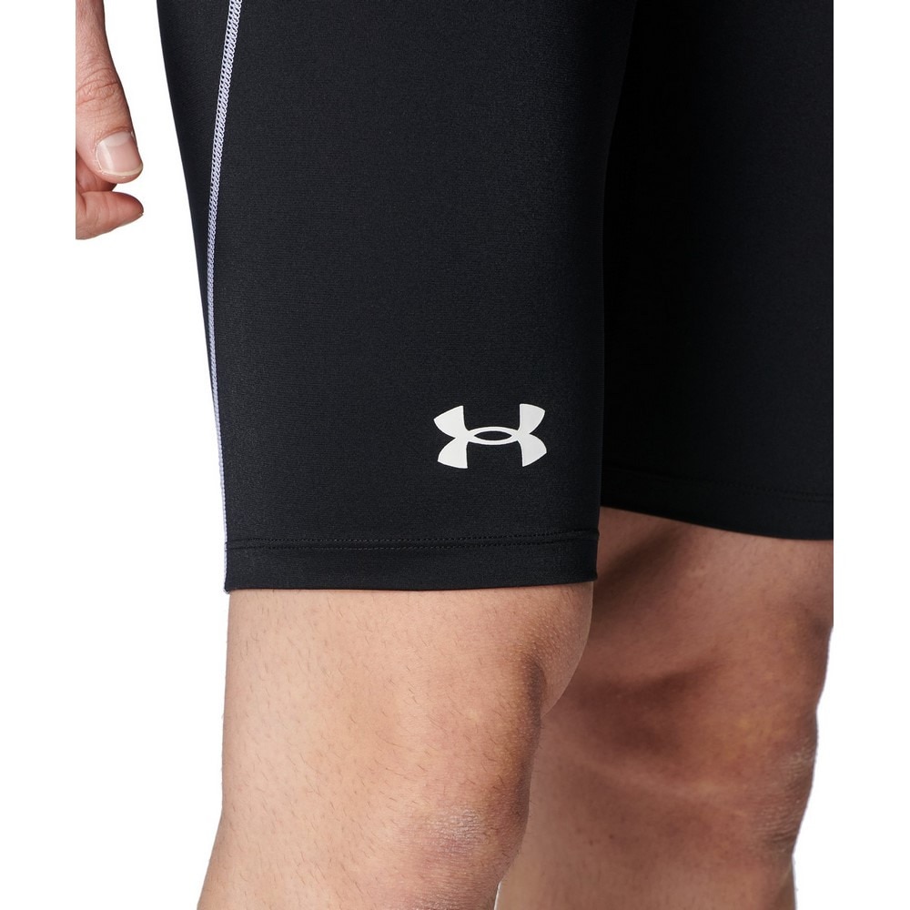 アンダーアーマー（UNDER ARMOUR）（メンズ）水着 水泳 スイム ショーツ 黒 S-LLサイズ 6001980 001 フィットネス トレーニング ジム 調整可能 洗濯可能 ロゴ