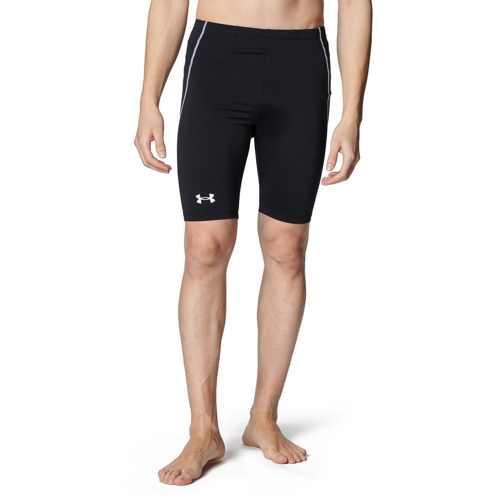 アンダーアーマー（UNDER ARMOUR）（メンズ）水着 水泳 スイム ショーツ 黒 S-LLサイズ 6001980 001 フィットネス トレーニング ジム 調整可能 洗濯可能 ロゴ